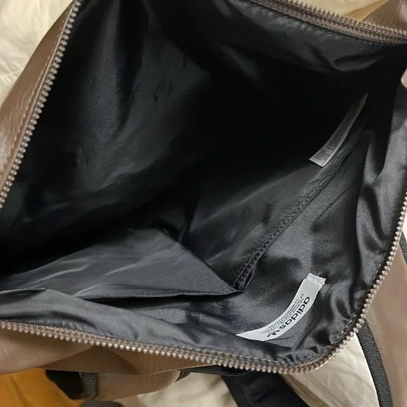 Adidas Stan Smith faux leather laptop backpack